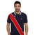 U.S. POLO ASSN. Diagonal Stripes Short Sleeve Pique Polo