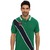 U.S. POLO ASSN. Diagonal Stripes Short Sleeve Pique Polo