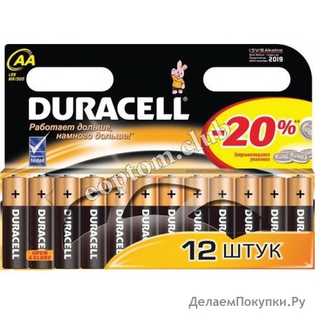  Duracell AA LR6 12 ()