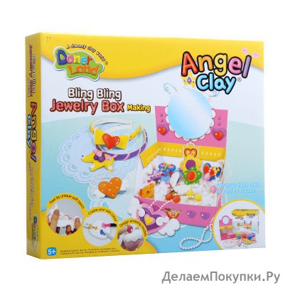  -   ANGEL CLAY " " JEWERLY BOX