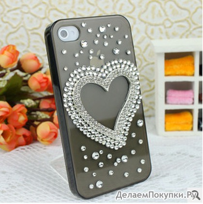  Diamond love Apple   iphone 4/4S