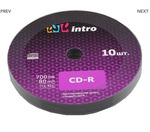  CD-R 10   INTRO 700 Mb 52x Shrink 10