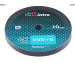  DVD-R INTRO 16x Shrink 10  