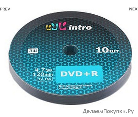  DVD-R INTRO 16x Shrink 10  