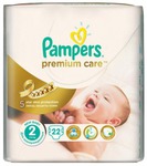 PAMPERS  PREMIUM CARE MINI (3-6 )  22 .