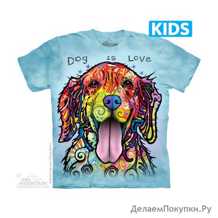 Dog Is Love Kids T-Shirt