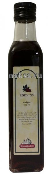    "Borggardens" RODVINS vinager 6%, 250 