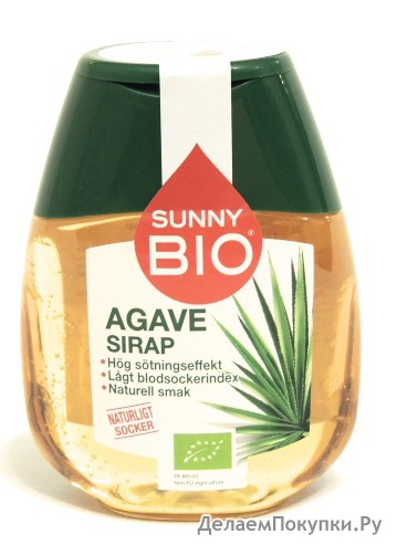    Sunny BIO AGAVE SIRAP, 250 