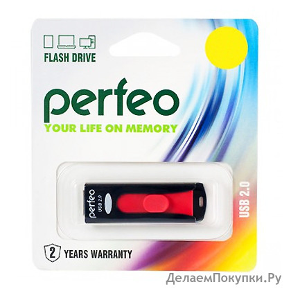 8Gb Perfeo S01 Black USB 2.0 (PF-S01B008)