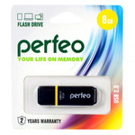 8Gb Perfeo C01 Black USB 2.0 (PF-C01B008)