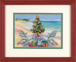 Dimensions Needlecrafts Counted Cross Stitch, Christmas On The Beach