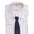 MEN'S WHITE & PINK MULTI STRIPE SLIM FIT SHIRT - DOUBLE CUFF