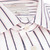 MEN'S WHITE & PINK MULTI STRIPE SLIM FIT SHIRT - DOUBLE CUFF