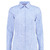 WOMEN'S BLUE & WHITE MEDIUM CHECK FITTED SHIRT - SINGLE CUFF