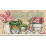 Dimensions Needlecrafts Counted Cross Stitch by Kathryn White, Flowers Of Paris