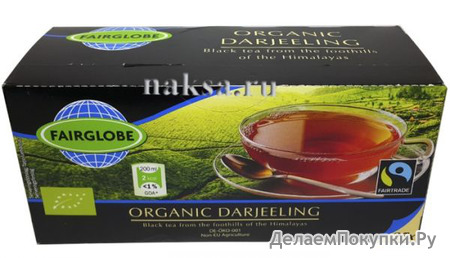  FAIRGLOBE ORGANIC DARJEELING, 25 