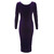 'Marge' Gothic Grape Wiggle Dress