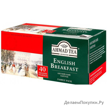 Ahmad Tea English Breakfast      , 40 