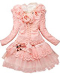 Dolpind Baby Girls 3 Piece Cardigan Clothes Kids TuTu Dress Outfit Clothing