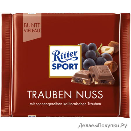 Ritter Sport Trauben-Nuss       100