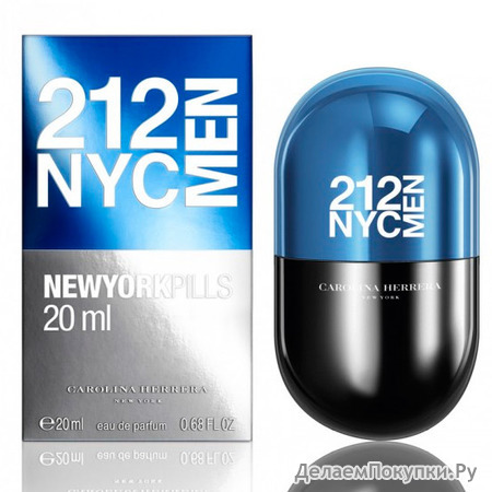 Carolina Herrera "212 sexy newyork pills " men 80 ml