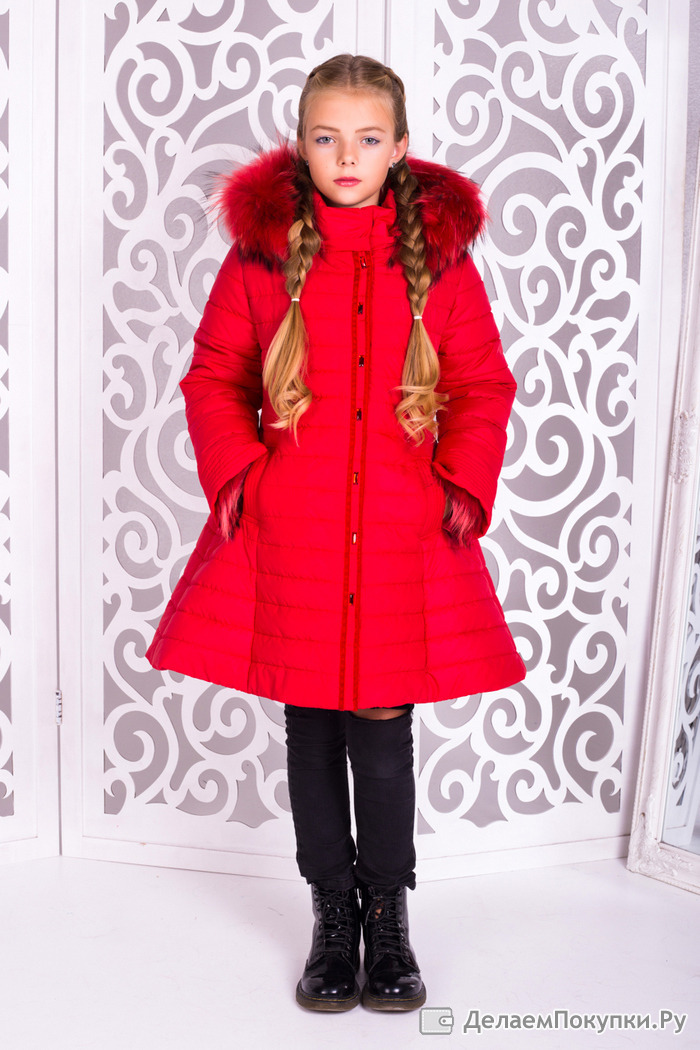 Пальто для девочки зима