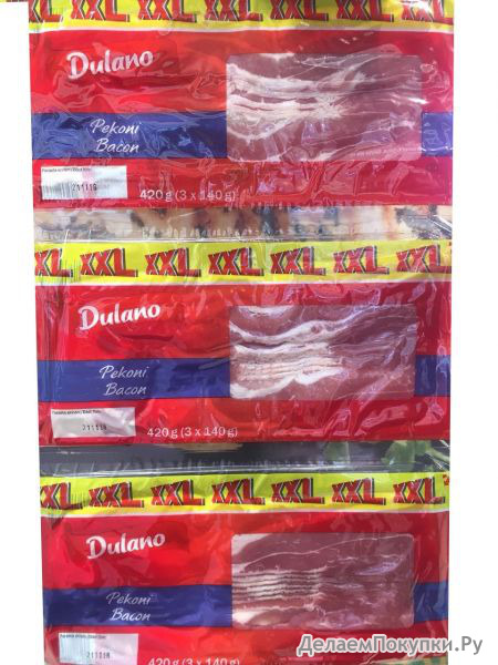   XXL Dulano Pekoni Bacon,420  (3   140 )