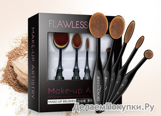      BIOAQUA MAKE-UP BRUSHES, 5 .