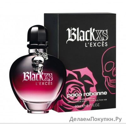 PACO RABANNE BLACK XS L'EXCES WOMEN 80ML