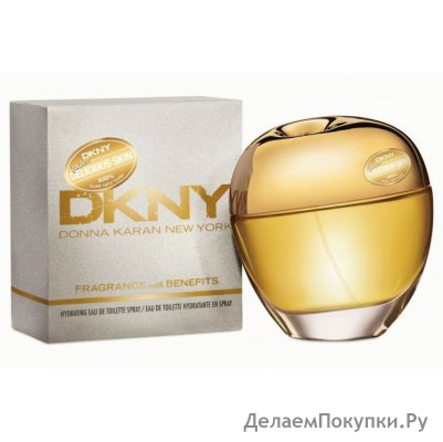 DKNY GOLDEN DELICIOUS SKIN FRAGRANCE WITH BENEFITS EAU DE TOILETTE 100ML