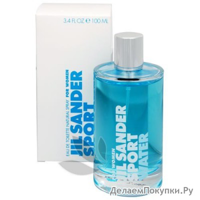 JIL SANDER SPORT WATER EAU DE TOILETTE FOR WOMEN 100ML