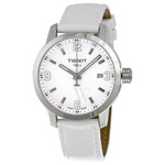 Tissot T055.410.16.017.00 Men's PRC 200 White Genuine Leather and Dial SS