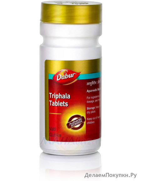 , 60 ,  ; Triphala, 60 tabs, Dabur