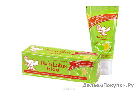      , Kids Toothpaste Melon&Guava Twin Lotus, 50 