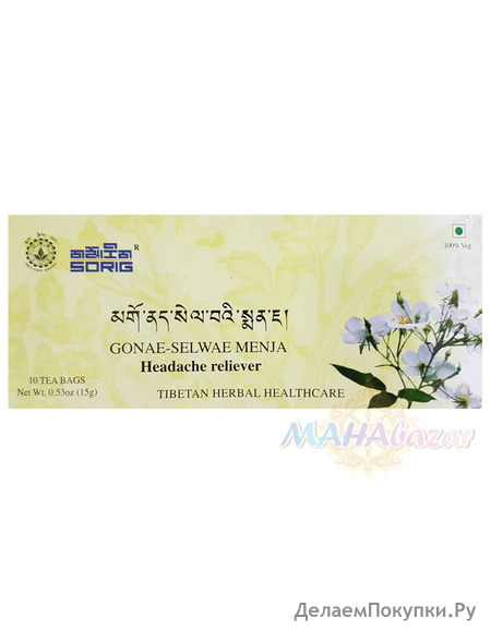       - , 15 ,  ; Gonae-Selwae Menja headache reliever, 15 g, Sorig