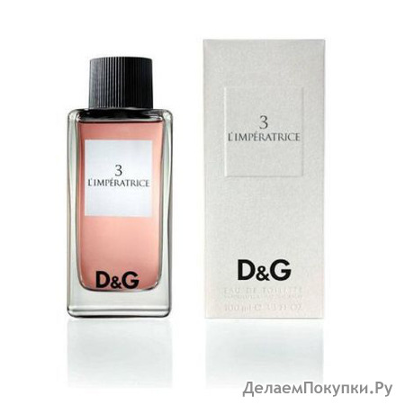 D&G."3 L.IMPERATRICE".eau de toilette.100ml