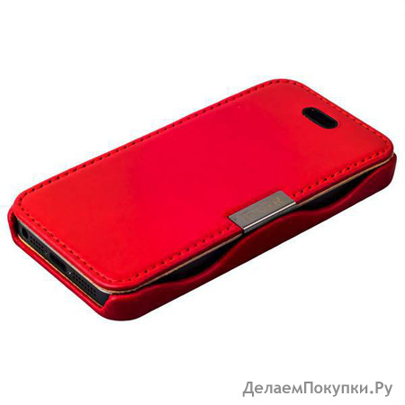 -  i-Carer  iPhone SE/ 5S/ 5 luxury series side-open (RIP514red) 