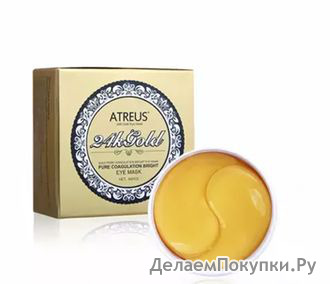         ATREUS GOLD PURE COAGULATION BRIGHT EYE MASK 60 