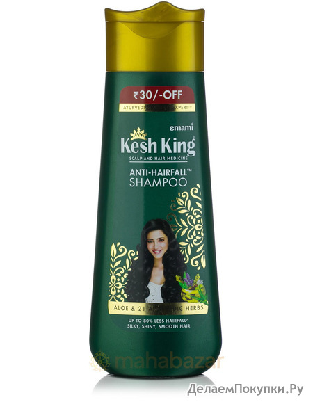        , 200 ,   ; Anti-Hairfall Ayurvedic Medicinal Shampoo Aloe Vera, 120 ml, Kesh King