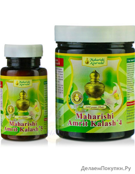    , 60  + 600 ,   ; Amrit Kalash, 60 tabs + 600 g paste, Maharishi Ayurveda