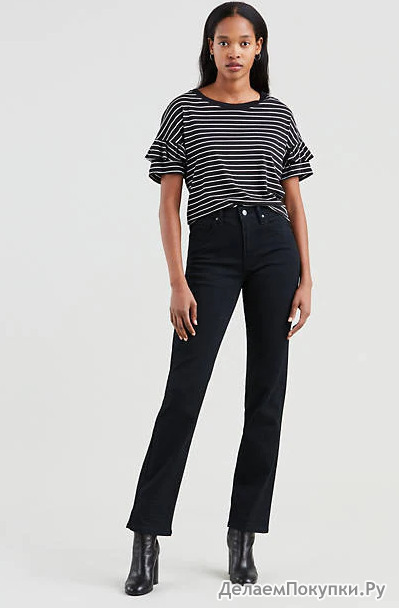 724 High Rise Straight Jeans