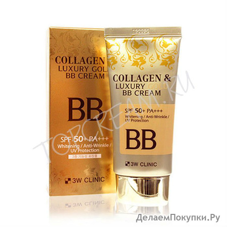 3W CLINIC Luxury Gold BB Cream SPF50+ PA+++ -    