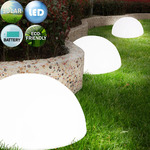Deuba Solar Garden Lights 3 Pieces Set Outdoor Patio Pathway Security Solar Powered Lawns Lamp