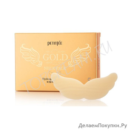 PETITFEE Gold Neck Pack 5 pcs      