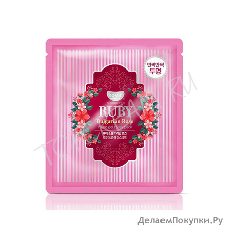 KOELF Ruby & Bulgarian Rose Hydro Gel Mask Pack        