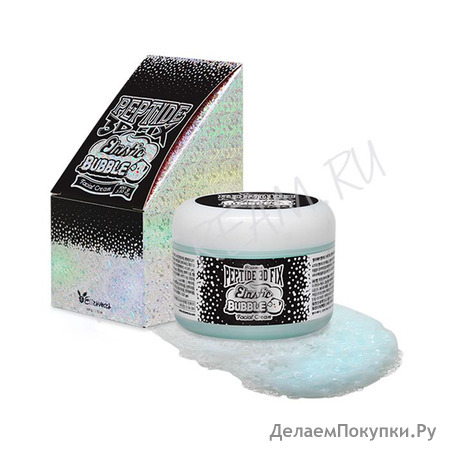 ELIZAVECCA Peptide 3D Fix Elastic Bubble Facial Cream    