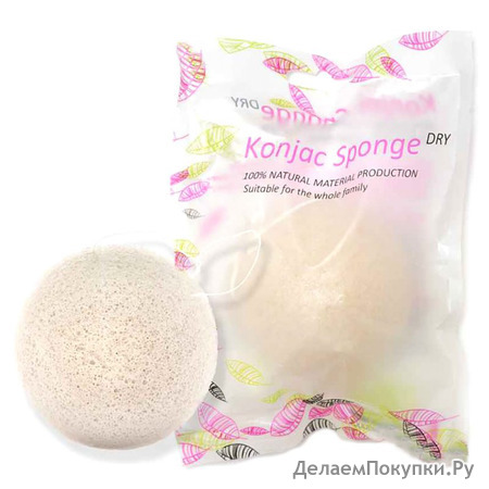      Konjac Sponge, 1 