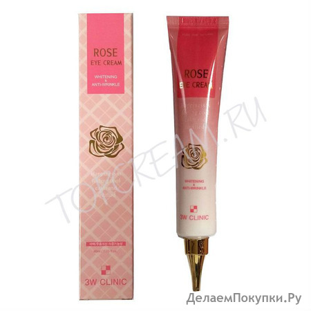 3W CLINIC Rose Eye Cream       