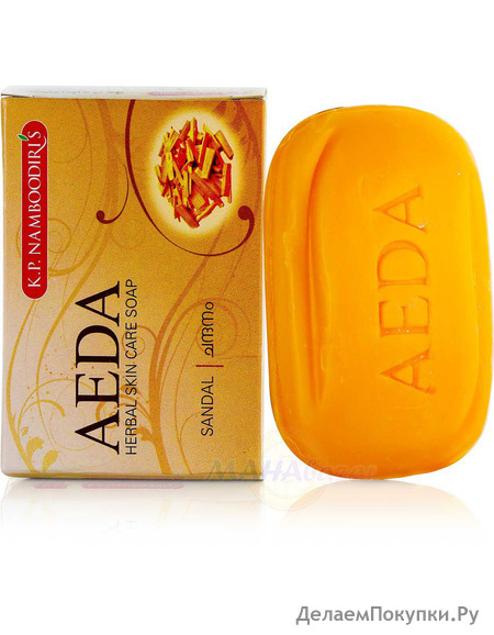   , 75 ,  .. ; Aeda soap Sandal, 75 g, K.P. Namboodiri's