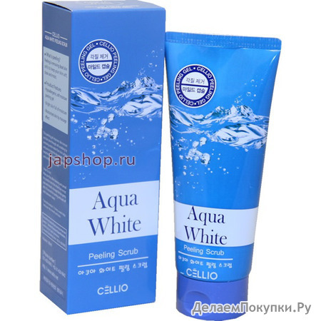 Cellio Aqua White Peeling Scrub  -       ,    , 180 